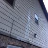 house with clogged ac drain line water dripping heavily down emergency flow pipe